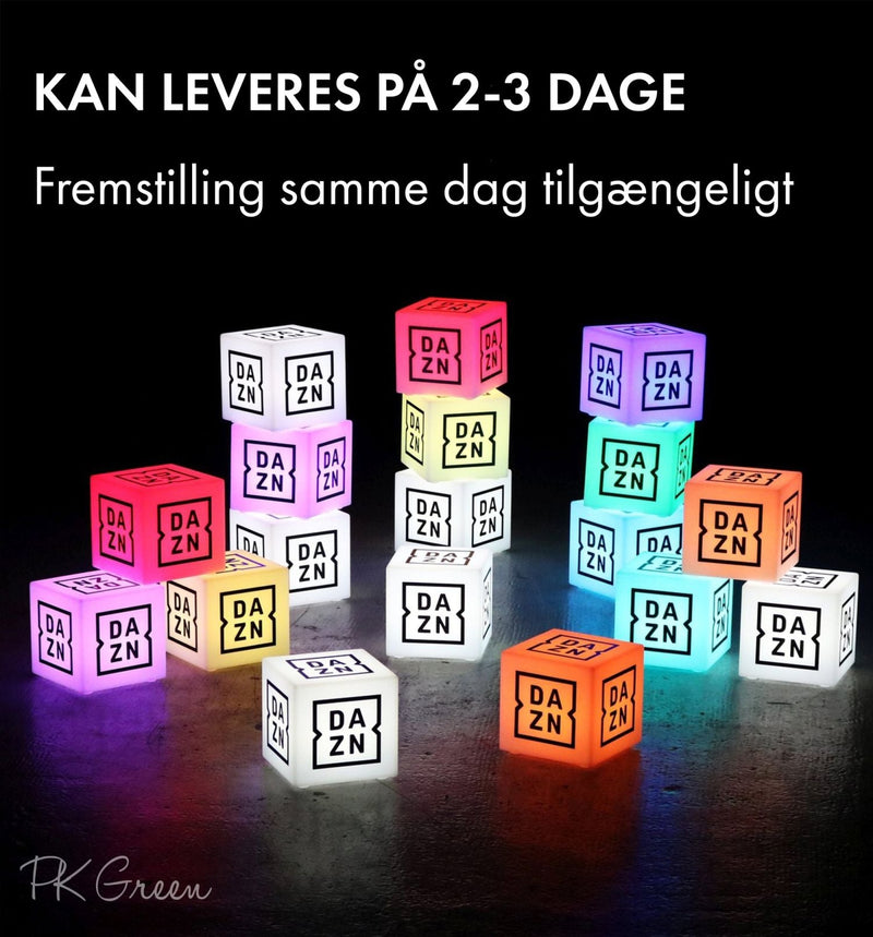 LED Gulvlampe Eget Design eller Logo, Lysskilt med Baglys