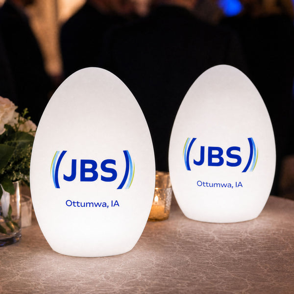 Specialfremstillet LED Bordlampe, Flere Farver Kraftigt Lysskilt