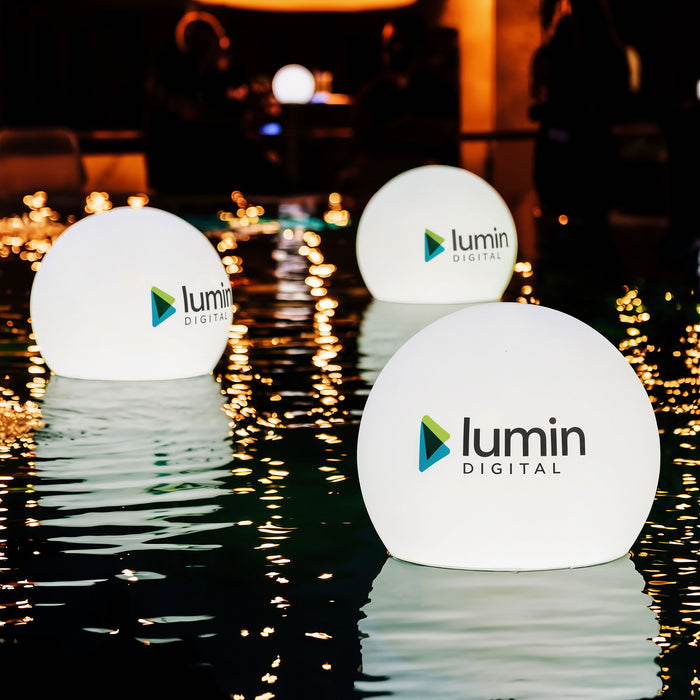 Tilpasset eget Logo Flerfarvet LED Flydende Lampe Pool Lysskilt