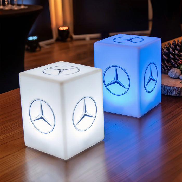Tilpasset LED Bordlampe, Personaliseret Lysskilt med eget Logo