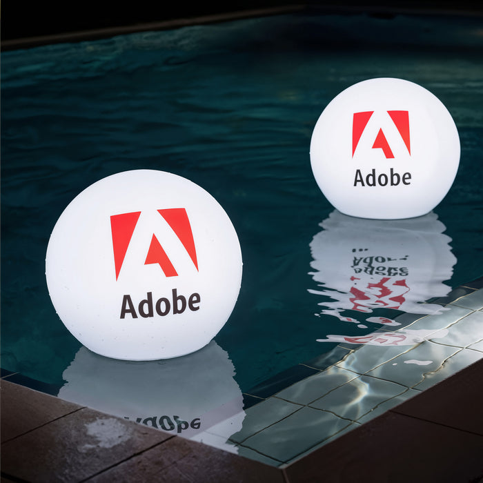 Firma Flydende Pool Lampe, Udendørs Kugle, Eget Logo