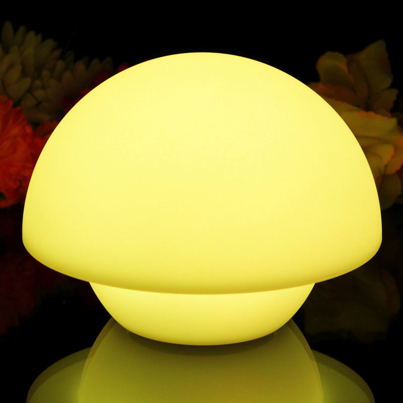 LED natbordslampe til børn, genopladelig, farveskiftende, 15cm