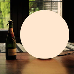 Stående gulvlampe til stue, 40cm bold, LED E27 varm hvid