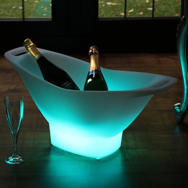 Udendørsbelysning til Haven LED Isspand Vinkøler Champagnespand, Flaskeholder til Stikkontakt