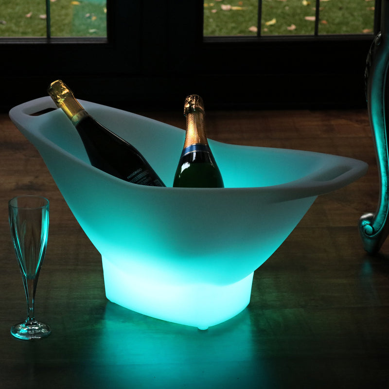 Udendørsbelysning til Haven LED Isspand Vinkøler Champagnespand, Flaskeholder til Stikkontakt