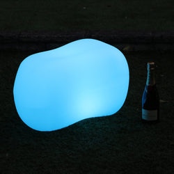 Udendørs Stenformet LED Havelampe, Stikkontaktdrevet 5V Dekorativ RGB Lampe