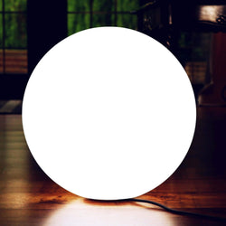 Stor 60cm LED Kugle Gulvlampe, Bold Globus Lampe med Hvid E27 Pære