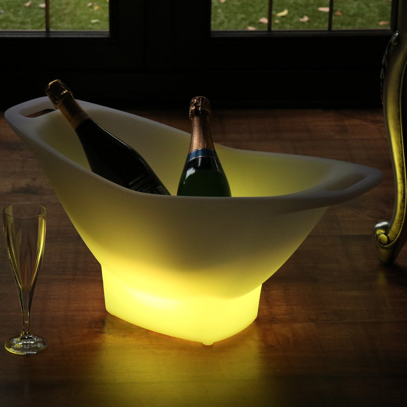 Udendørsbelysning til Haven LED Isspand Vinkøler Champagnespand, Flaskeholder til Stikkontakt