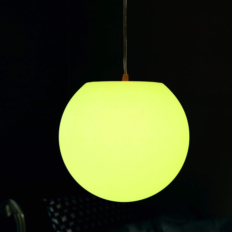 Flerfarvet LED loftslampe med fjernbetjening, 15cm hængende loftlampe