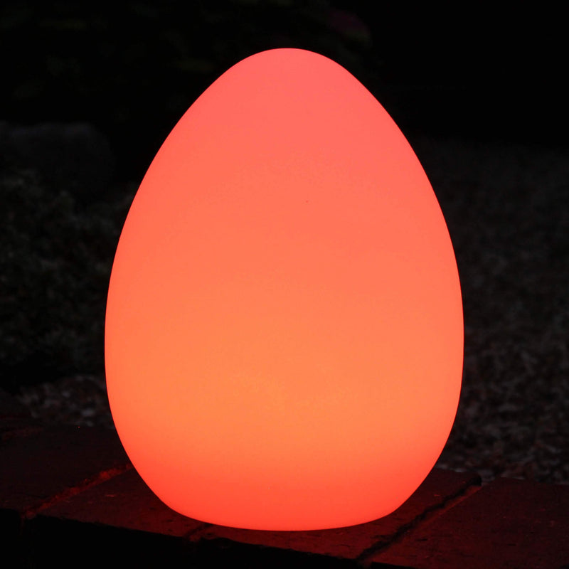Pyntende ledningsfri RGB bordlampe, udendørs havebelysning, 27cm