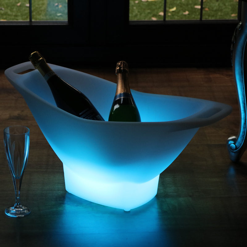 Udendørsbelysning til Haven LED Isspand Vinkøler Champagnespand, Flaskeholder til Stikkontakt