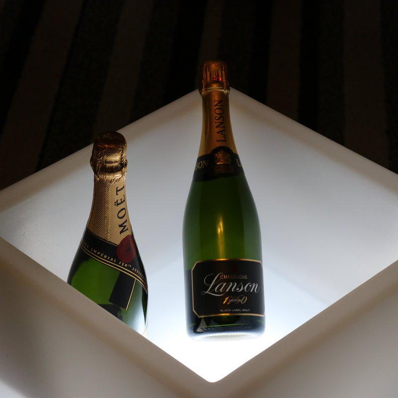 Udendørs LED Isspand Champagnekøler Vinholder Udendørsbelysning til Have, Terrasse, med Ledning