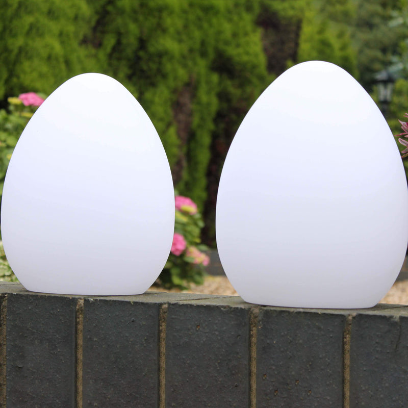 Pyntende ledningsfri RGB bordlampe, udendørs havebelysning, 27cm