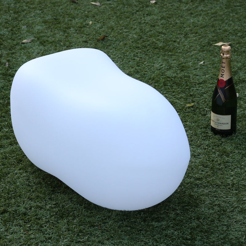 LED Sten Have Udendørsbelysning, Ledningsfri Dekorativ Flerfarvet Lampe til Gulv Terrasse