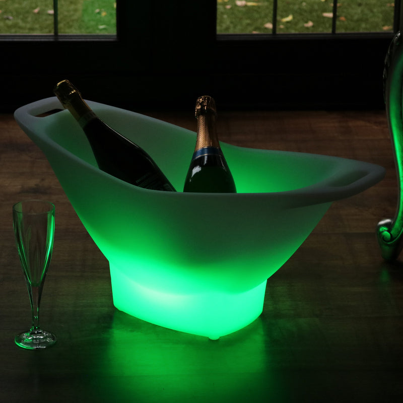 Udendørsbelysning til Haven LED Isspand Vinkøler Champagnespand, Flaskeholder til Stikkontakt