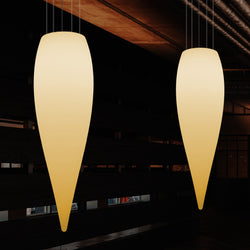 Vanddråbeformet LED Loftlampe, Unik Designer Hængelampe, 1200 mm, E27, Varm Hvid