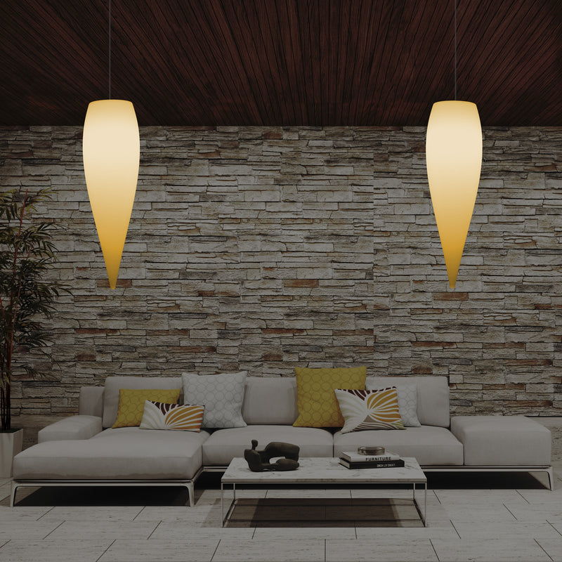 Vanddråbeformet LED Loftlampe, Unik Designer Hængelampe, 800 mm, E27, Varm Hvid