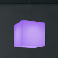 LED Pendellampe Kasseform, Farveskiftende SMD RGB Loftslampe, 300 mm, Stemningsfyldt Lys
