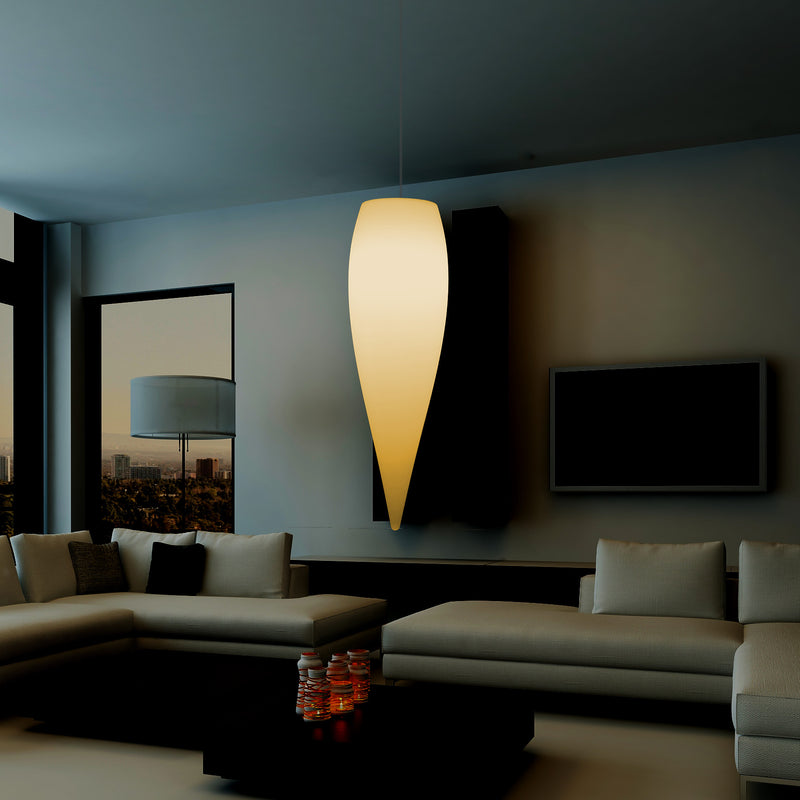 Vanddråbeformet LED Loftlampe, Unik Designer Hængelampe, 800 mm, E27, Varm Hvid