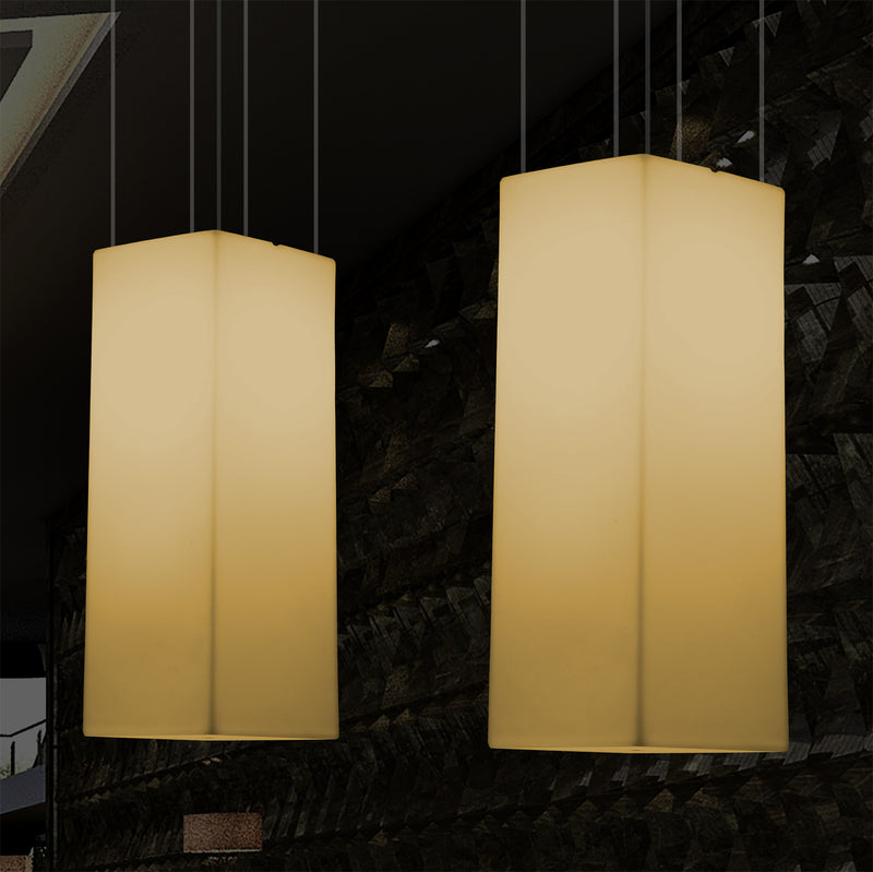 Søjleformet LED Hængelampe, Moderne Loftlampe, 110 x 30cm, E27, Varm Hvid