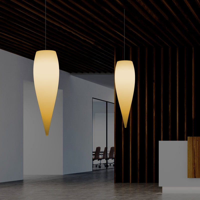 Vanddråbeformet LED Loftlampe, Unik Designer Hængelampe, 800 mm, E27, Varm Hvid