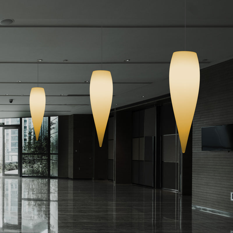 Vanddråbeformet LED Loftlampe, Unik Designer Hængelampe, 800 mm, E27, Varm Hvid