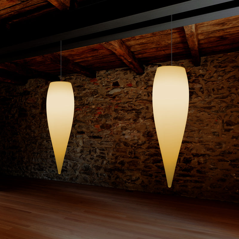 Vanddråbeformet LED Loftlampe, Unik Designer Hængelampe, 800 mm, E27, Varm Hvid