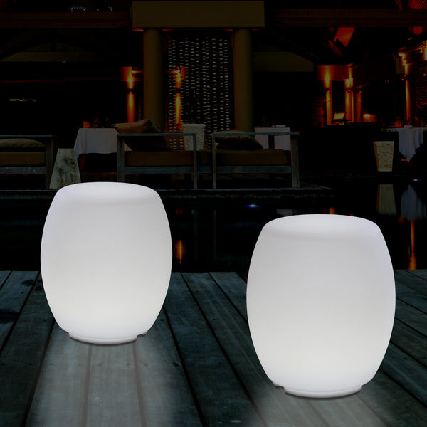 Udendørs Farveskiftende LED Lampe Skammel, Stikkontaktdrevet Have Gulvlampe