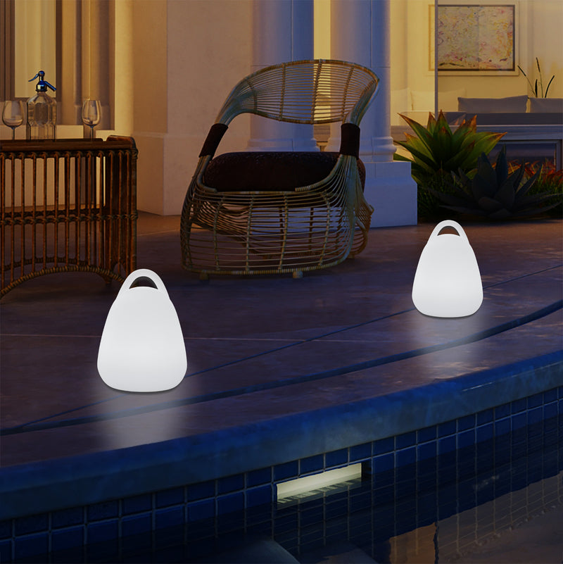Udendørs Lanterneformet Havelampe, Dekorativ Bordlampe til Terrasse Altan, 5V