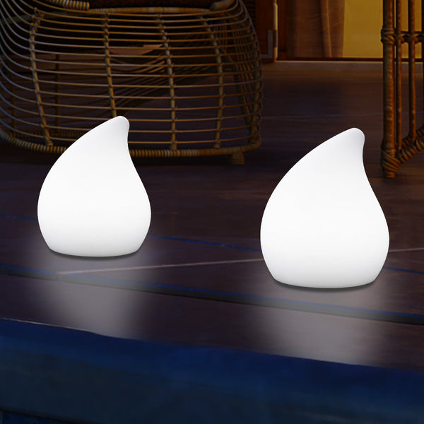 Designer Udendørs Have Terrasse Bordlampe, Stikkontaktdrevet Flerfarvet 20cm Stemningsbelysning