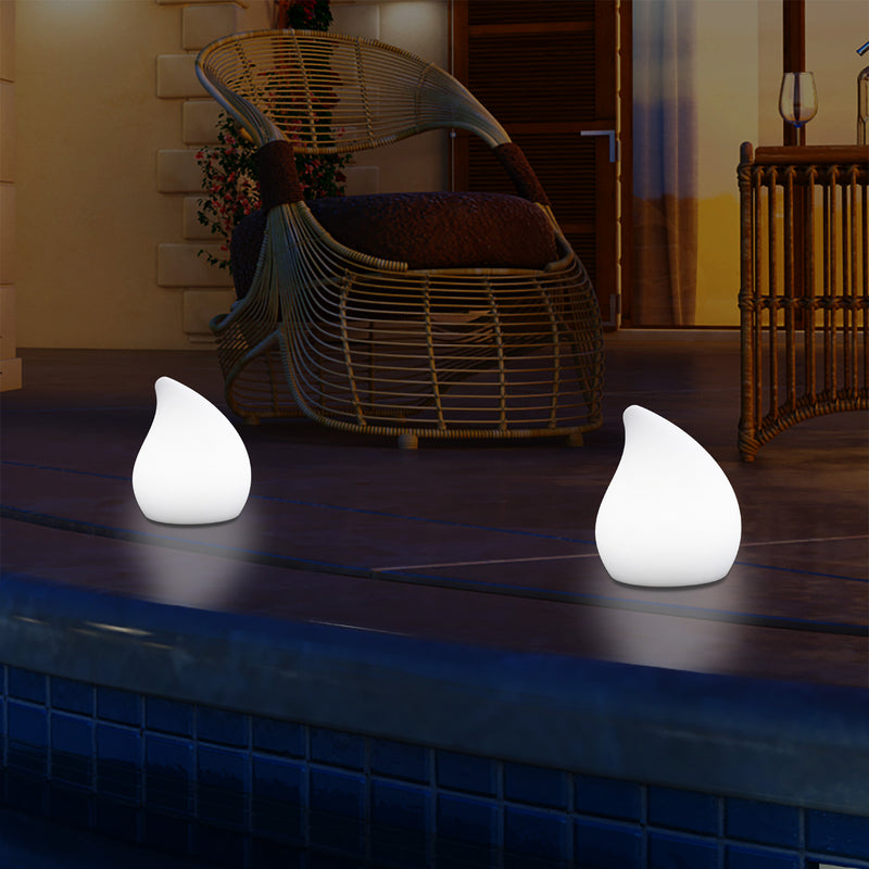 Designer Udendørs Have Terrasse Bordlampe, Stikkontaktdrevet Flerfarvet 20cm Stemningsbelysning