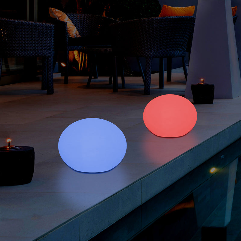 Oval Elliptisk Udendørsbelysning til Have, Terrasse, Altan, Stikkontaktdrevet