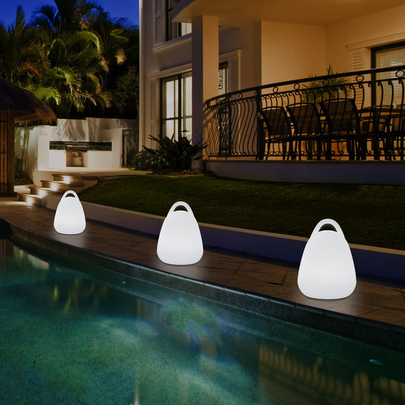 Udendørs Lanterneformet Havelampe, Dekorativ Bordlampe til Terrasse Altan, 5V