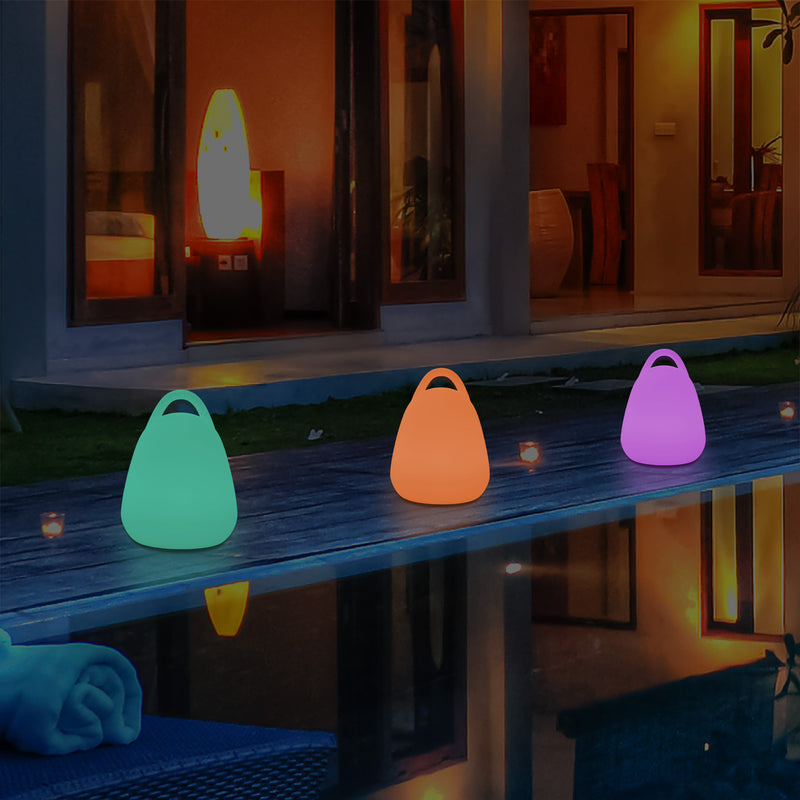Udendørs Lanterneformet Havelampe, Dekorativ Bordlampe til Terrasse Altan, 5V