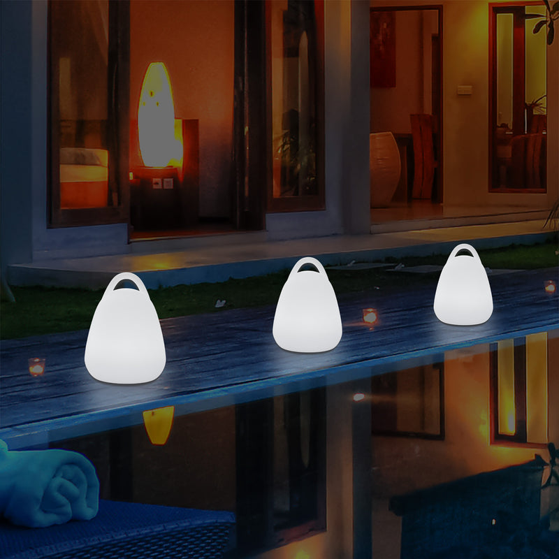 Udendørs Lanterneformet Havelampe, Dekorativ Bordlampe til Terrasse Altan, 5V