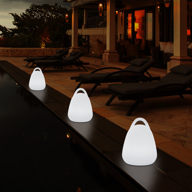Udendørs Lanterneformet Havelampe, Dekorativ Bordlampe til Terrasse Altan, 5V