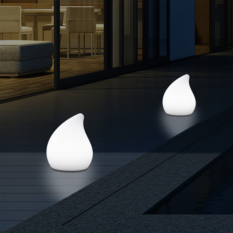 Designer Udendørs Have Terrasse Bordlampe, Stikkontaktdrevet Flerfarvet 20cm Stemningsbelysning