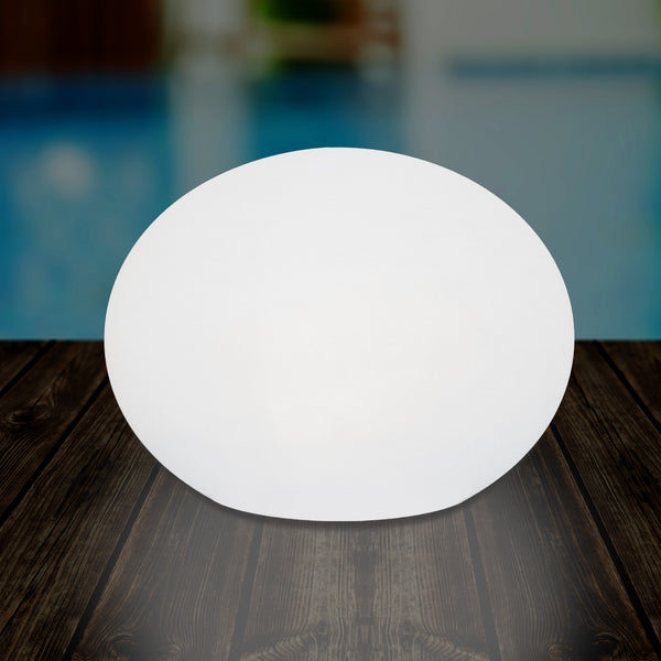 Oval Elliptisk Udendørsbelysning til Have, Terrasse, Altan, Stikkontaktdrevet