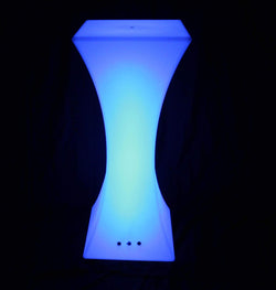 LED Cocktail Bord Møbel, Ledningsfri Flerfarvet Gulvlampe, 110cm