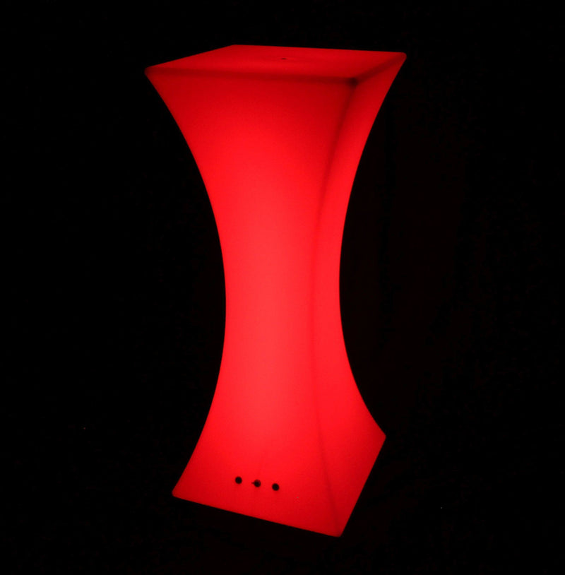 LED Cocktail Bord Møbel, Ledningsfri Flerfarvet Gulvlampe, 110cm