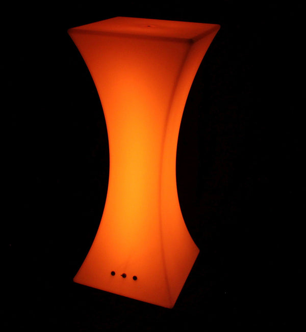 LED Cocktail Bord Møbel, Ledningsfri Flerfarvet Gulvlampe, 110cm
