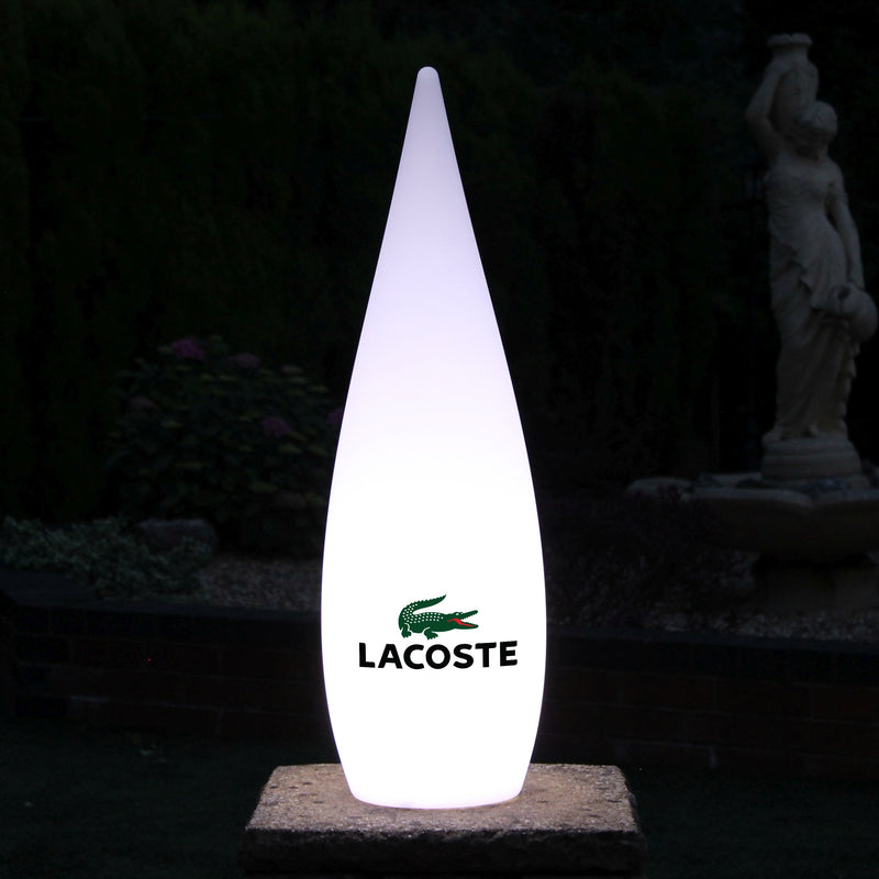 Personaliseret Dekorativ LED Gulvlampe, Tilpasset Branding til Udendørs Belysning, 80cm